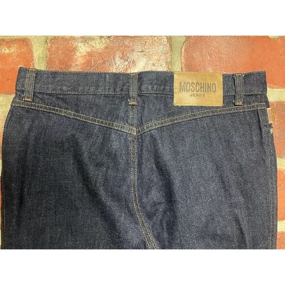 Vintage Moschino Jeans Dark Denim 100% Cotton Women’s Size 30 Italy - Picture 9 of 13